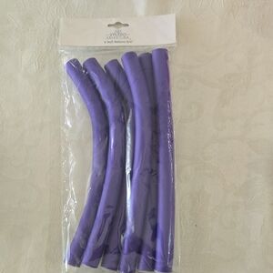 Purple Hair Rollers Set